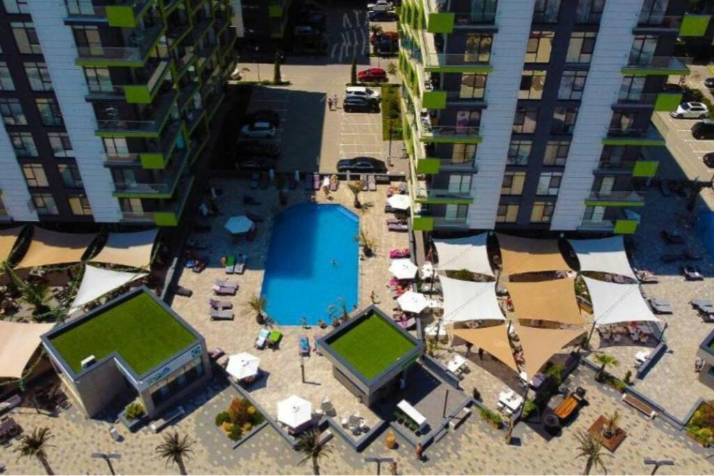 Alezzy Beach Apartament Prima Linie La Mare Năvodari Eksteriør bilde